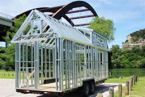 galvanized metal roof tiny house|tiny steel houses.